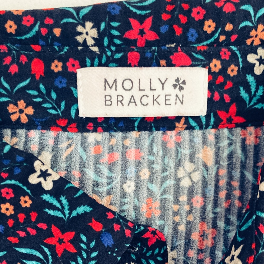Women’s French Molly Bracken printed blouse, size L